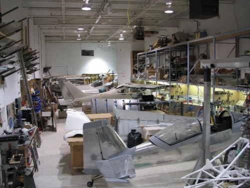 View of the Kitplane Builders shop