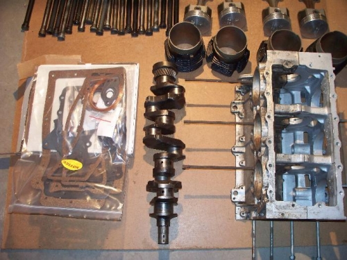 Corvair Engine in parts as purchased