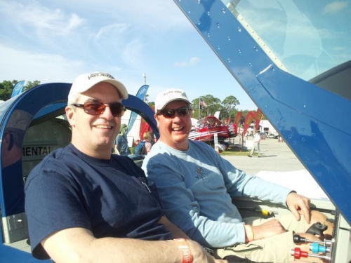 Clear Prop....Me and the Man - Bob in the RV-14