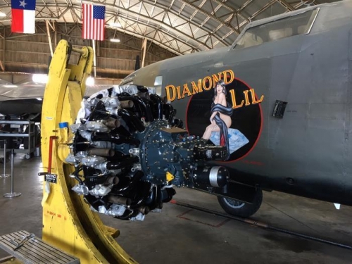 B-24 with her new engine ready for install