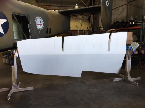 rudder ready for paint