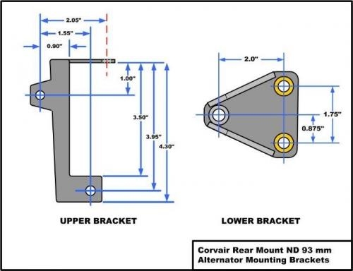 Lower Alternator Attach Bracket