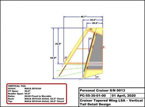 Vertical Tail Design Details