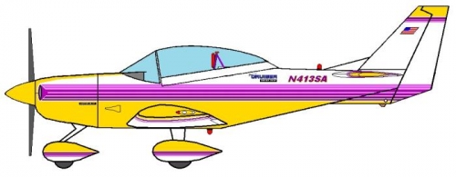 Side View of Redesigned Aircraft as Finished