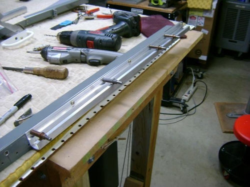 Drill up rails and tracks