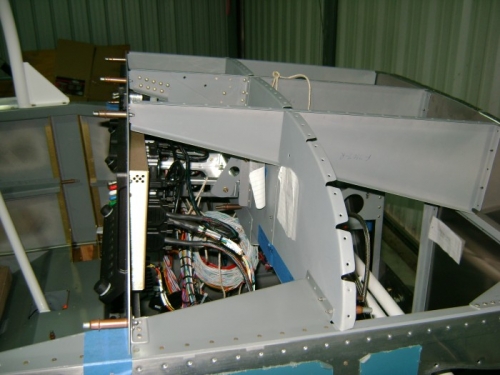 Trial fit in fuselage