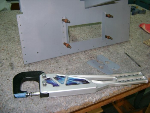 Rivet angles to bulkhead