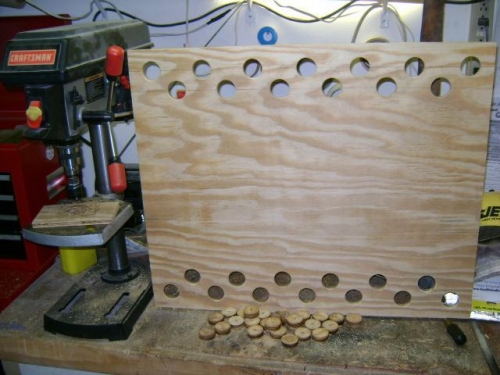 Deflector plate 1.25 inch holes