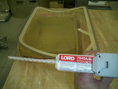 The Lord adhesive, much easier to work with!