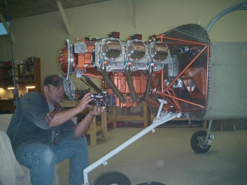 Fitting the FM-300 throttle body.