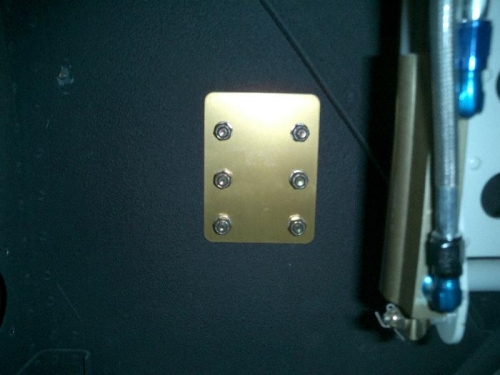 Inside mounting plate