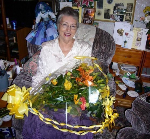 Mum on her 50th Wedding Anniversary - 2007