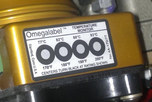 Omega A4-170 Label