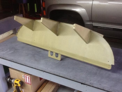 Forward fuselage upper sub structure assembled