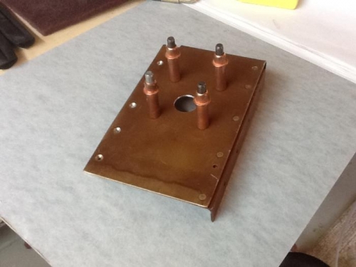 COMM antenna mounting plate