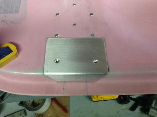 Hinge cover test fit