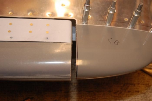 Gap between elevator and HS tip .. a bit big