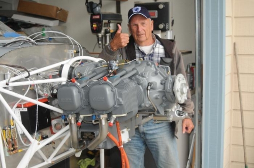 Mike inspects the job!