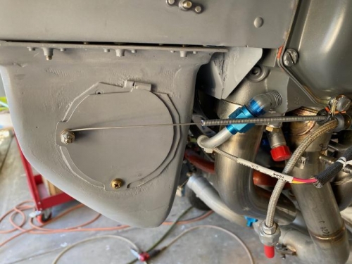 Alternate air pull knob attached