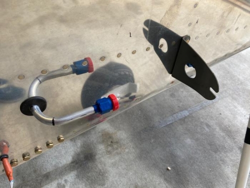 Terminated fuel line