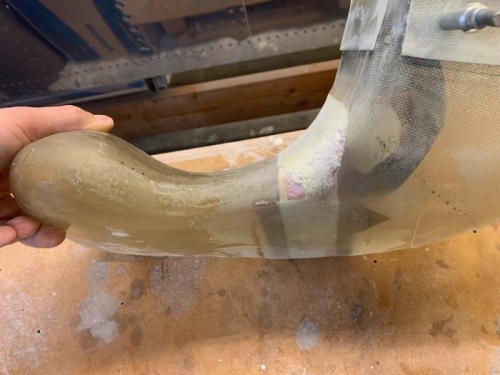 Trimmef filled and sanded