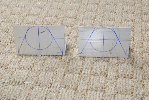 Marked and ready to cut