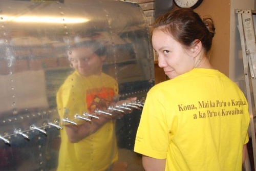 Julianna on the gun (with 14 year old attidue)