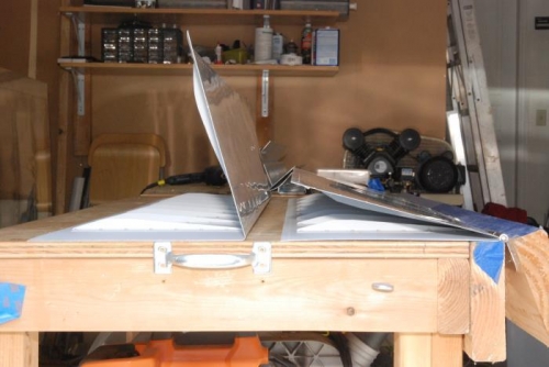 Before and after bending