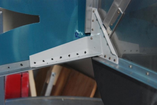 Drilled upper firewall bracket