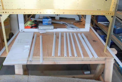 The rest of the cabin stiffeners