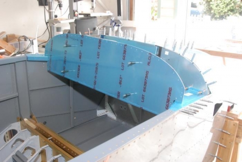 Panel in place .. test fit