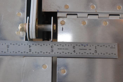 Flap/Aileron gaps - fwd