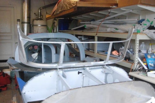 Frame with hinges engaged