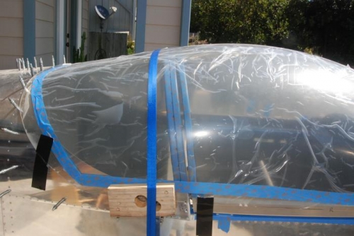 Marking the line for the cut