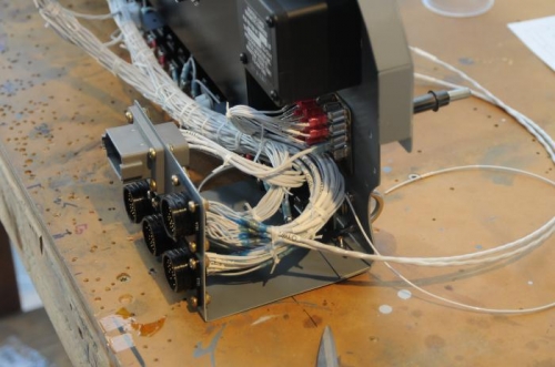 Terminated to bracket.