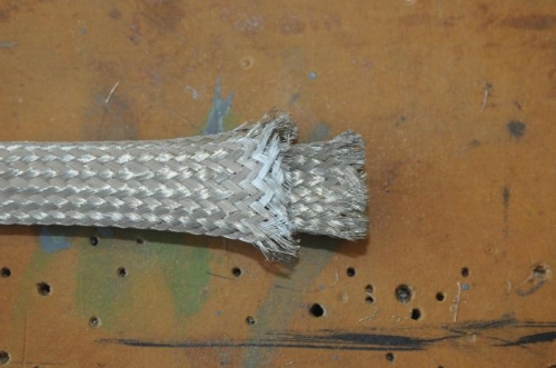 One strap inside another for strenght and conductivity