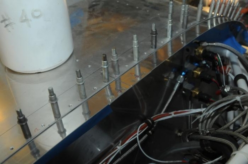 Mounting strip closeup