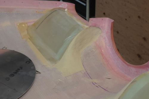 Filling in and forming the ramp