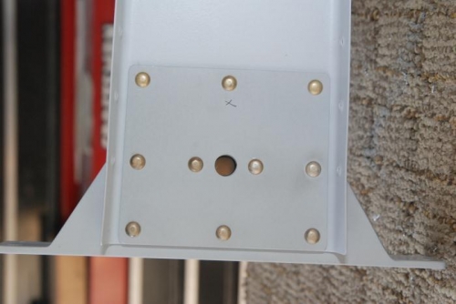 Rudder horn stiffener