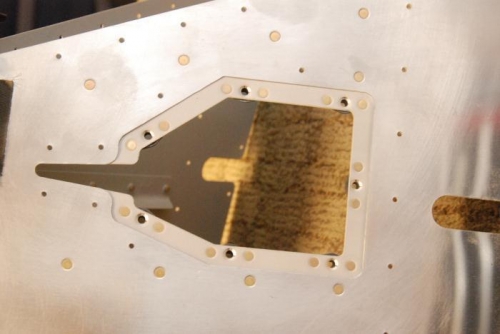 Access panel for elevator trim