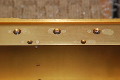 After alodining and riveting