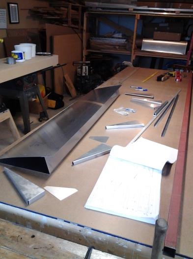 Starting the L H aileron