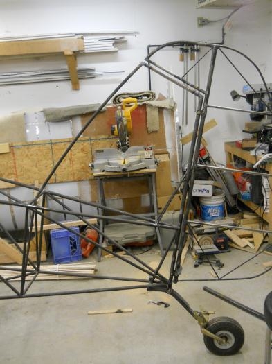 Top T25 Rib and Leading Edge Tube Welded in Place