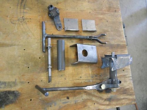 The Parts for Seat Lock (minus spring)