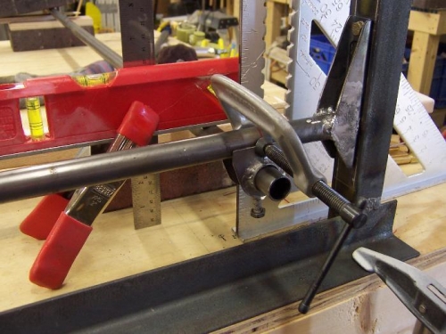 Positioning Bearing On The Support Frame