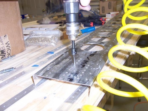 Using the Burraway on Spar Web Splice Plate Holes