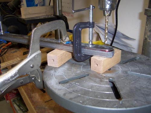 Drilling All Four Clamped Together