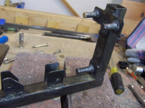 Feet Bolted in Jig