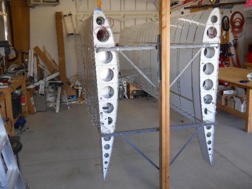 Both Wings Ready to Come Out of Jig