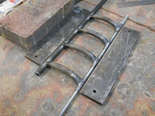 Bottom Welded and Cut - Top Ready to Tack